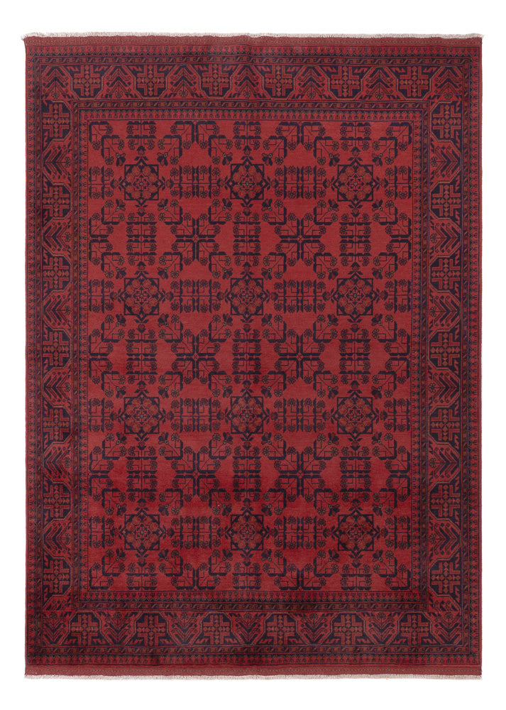Afghaans tapijt - Kunduz - 240 x 175 cm - rood