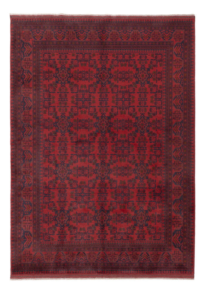 Afghaans tapijt - Kunduz - 238 x 174 cm - rood