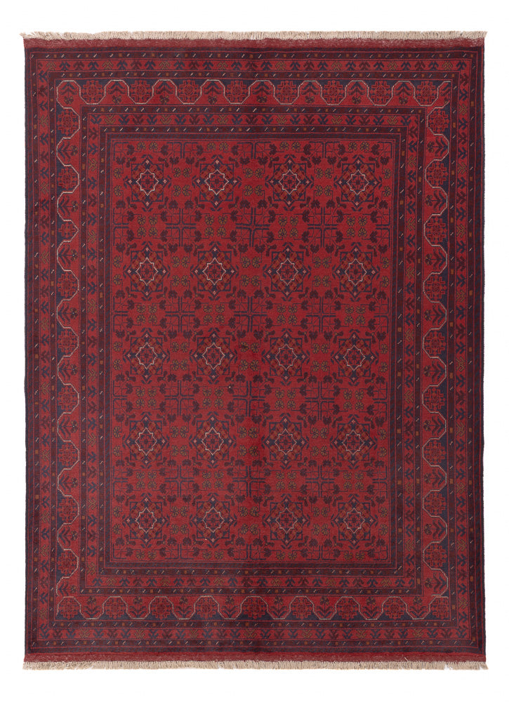 Afghaans tapijt - Kunduz - 236 x 172 cm - rood
