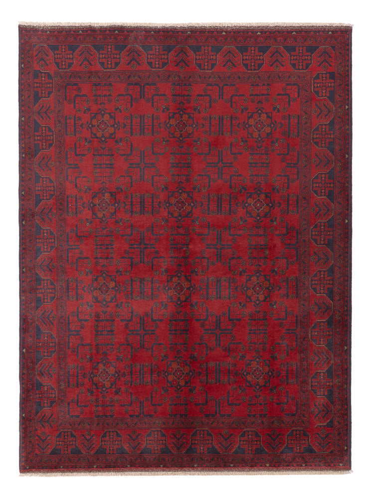 Afghaans tapijt - Kunduz - 234 x 178 cm - rood