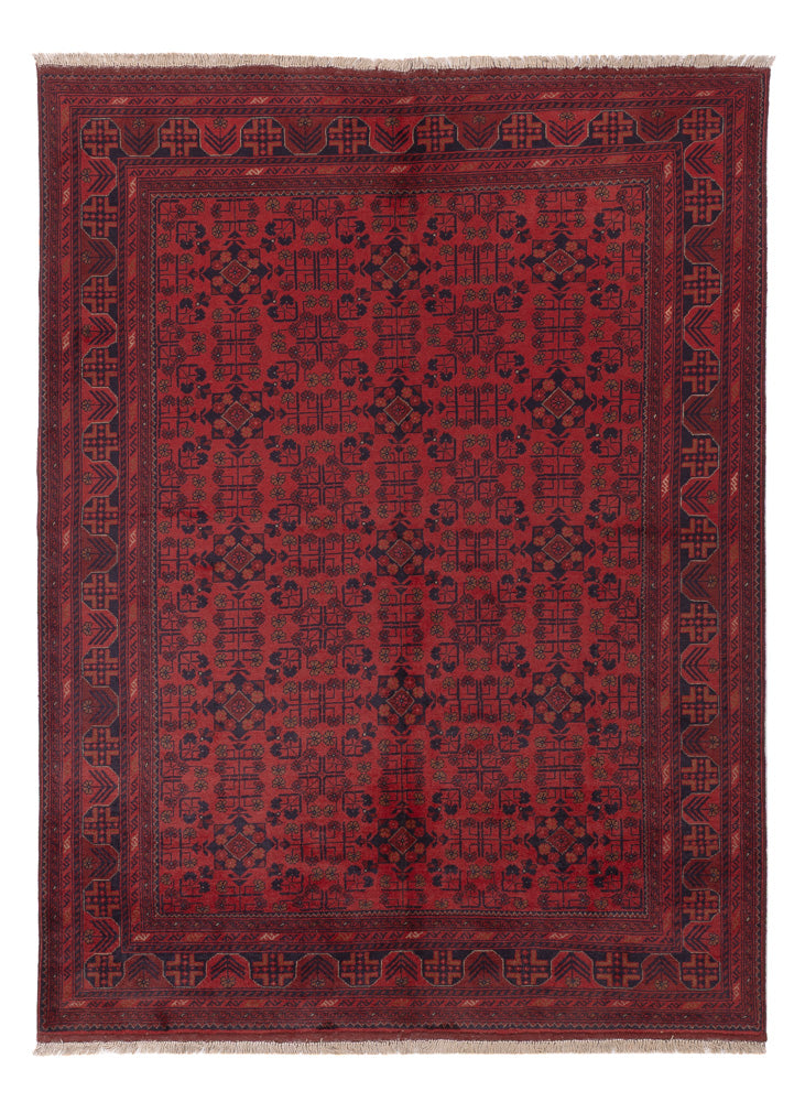 Afghaans tapijt - Kunduz - 227 x 171 cm - rood