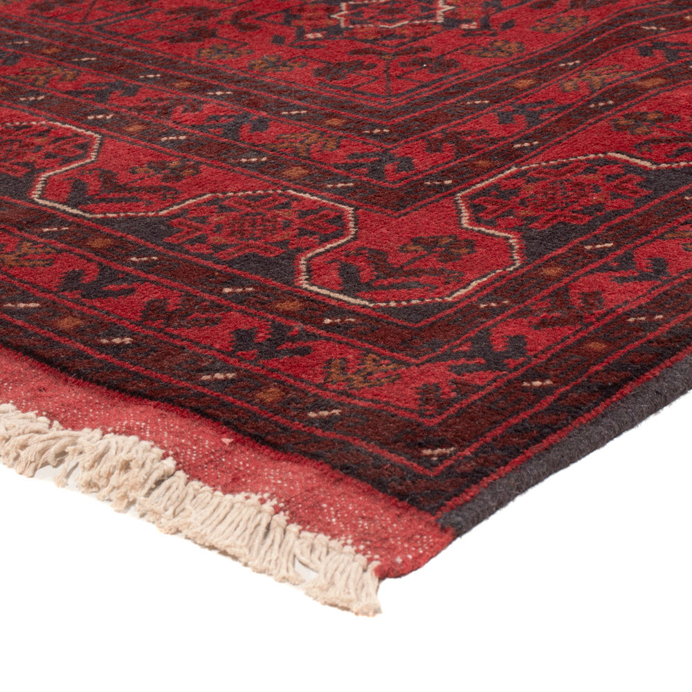 Afghaans tapijt - Kunduz - 234 x 175 cm - rood