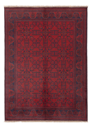 Afghaans tapijt - Kunduz - 229 x 177 cm - rood