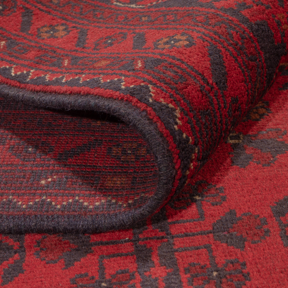 Afghaans tapijt - Kunduz - 229 x 177 cm - rood