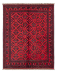 Afghaans tapijt - Kunduz - 223 x 173 cm - rood