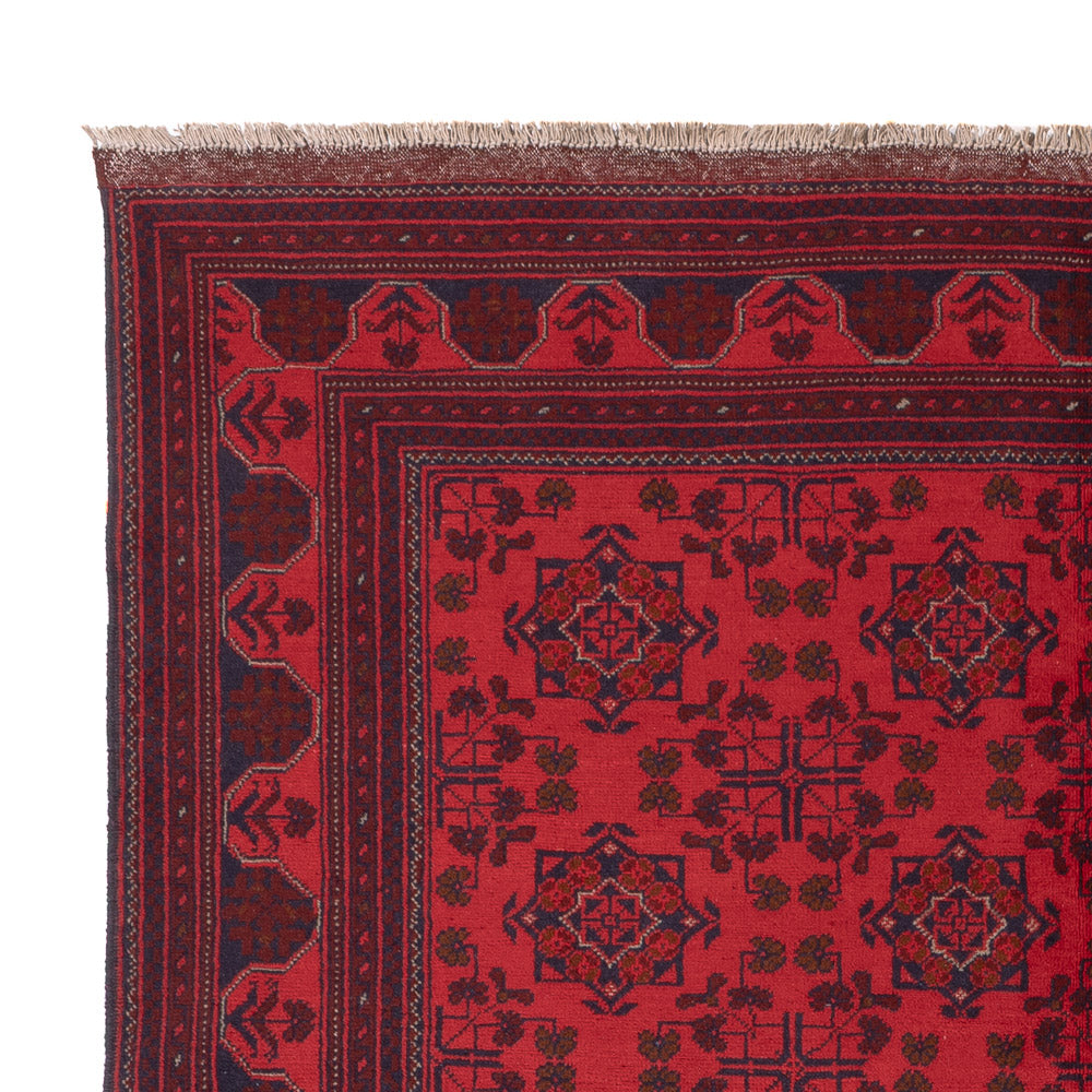 Afghaans tapijt - Kunduz - 223 x 173 cm - rood