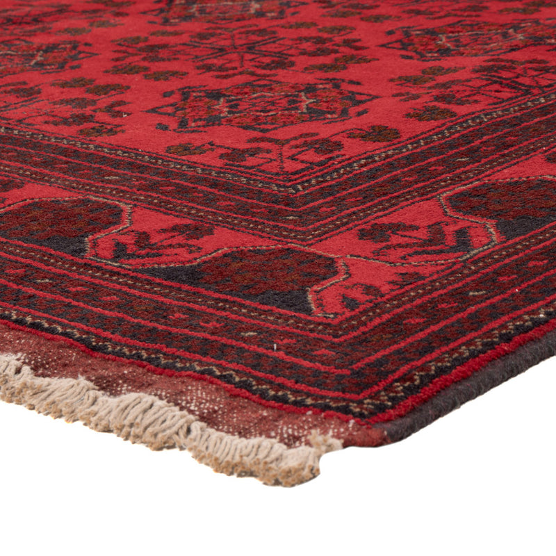 Afghaans tapijt - Kunduz - 223 x 173 cm - rood