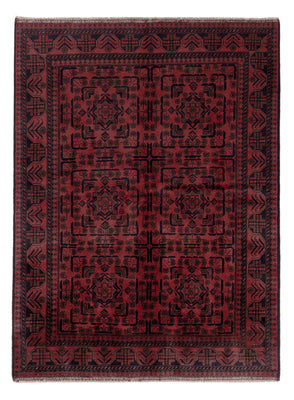 Afghaans tapijt - Kunduz - 197 x 146 cm - rood