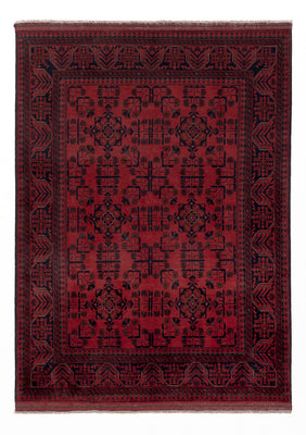 Afghaans tapijt - Kunduz - 205 x 147 cm - rood