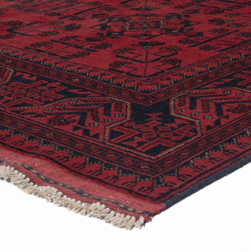 Afghaans tapijt - Kunduz - 205 x 147 cm - rood