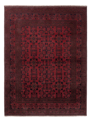 Afghaans tapijt - Kunduz - 206 x 151 cm - rood
