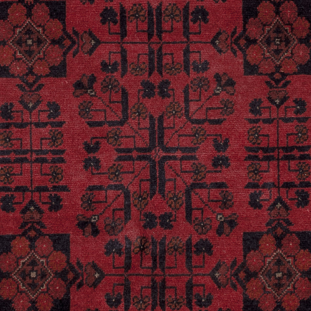 Afghaans tapijt - Kunduz - 206 x 151 cm - rood