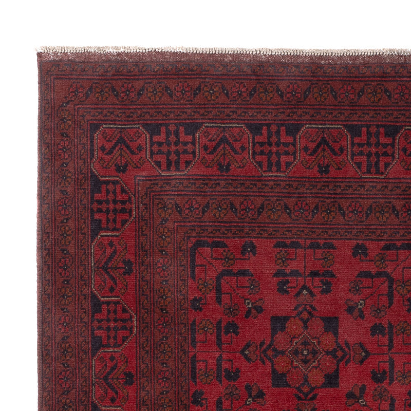Afghaans tapijt - Kunduz - 206 x 151 cm - rood