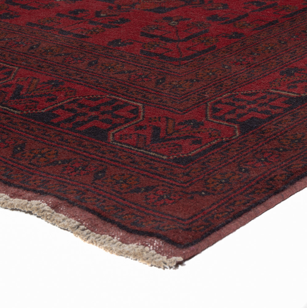 Afghaans tapijt - Kunduz - 206 x 151 cm - rood