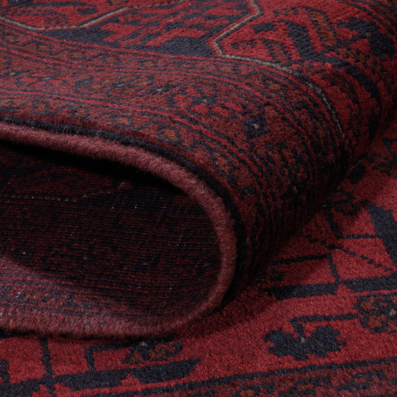 Afghaans tapijt - Kunduz - 206 x 151 cm - rood