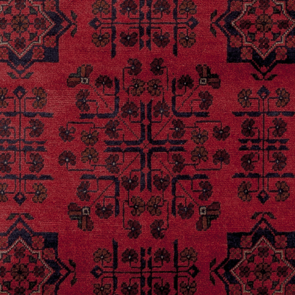 Afghaans tapijt - Kunduz - 200 x 148 cm - rood