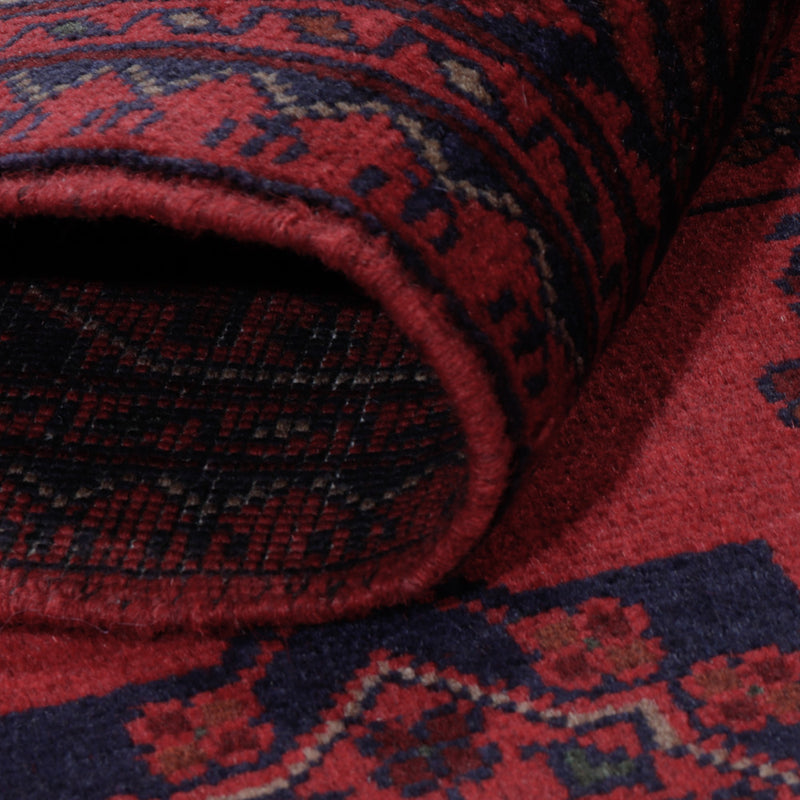 Afghaans tapijt - Kunduz - 200 x 148 cm - rood