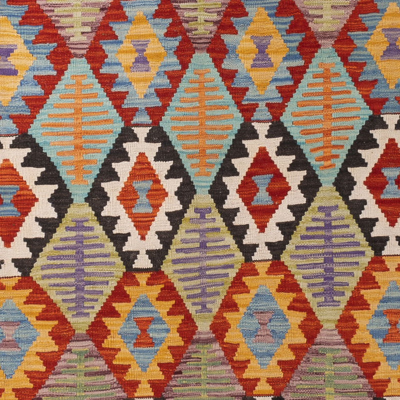 Kelim Teppich - Splash - 348 x 255 cm - bunt