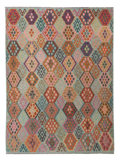 Kilim Maimana Tapijt 257x347cm - Wollen tapijt