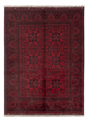 Afghaans tapijt - Kunduz - 200 x 145 cm - rood