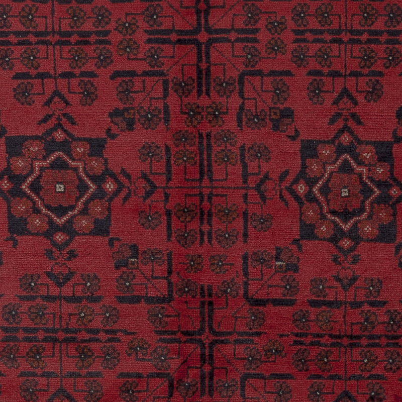 Afghaans tapijt - Kunduz - 200 x 145 cm - rood