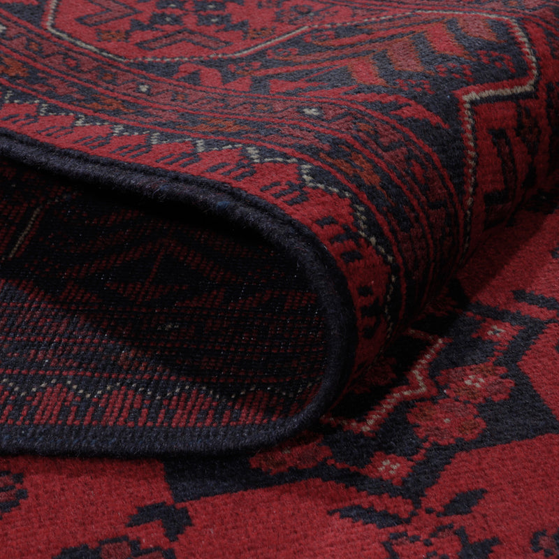 Afghaans tapijt - Kunduz - 200 x 145 cm - rood