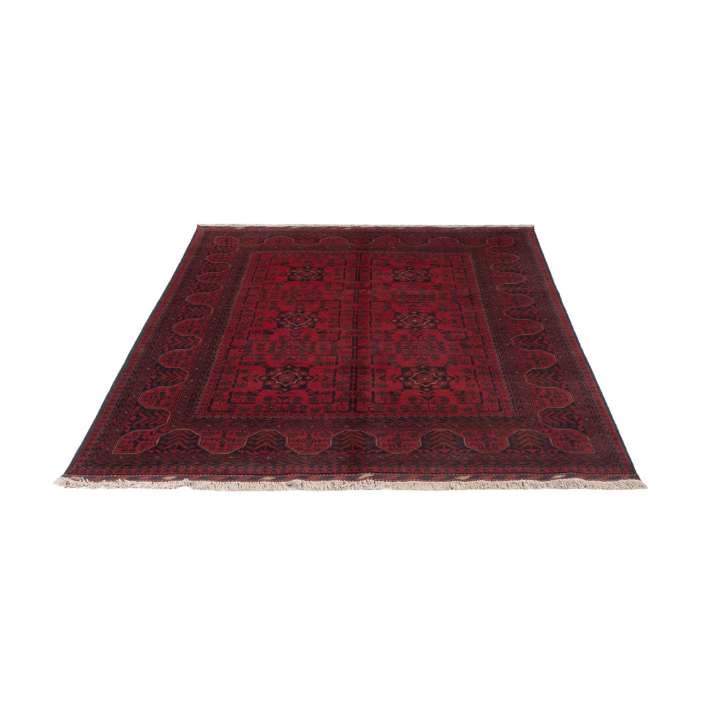 Afghaans tapijt - Kunduz - 200 x 145 cm - rood