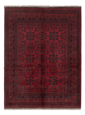 Afghaans tapijt - Kunduz - 200 x 152 cm - rood