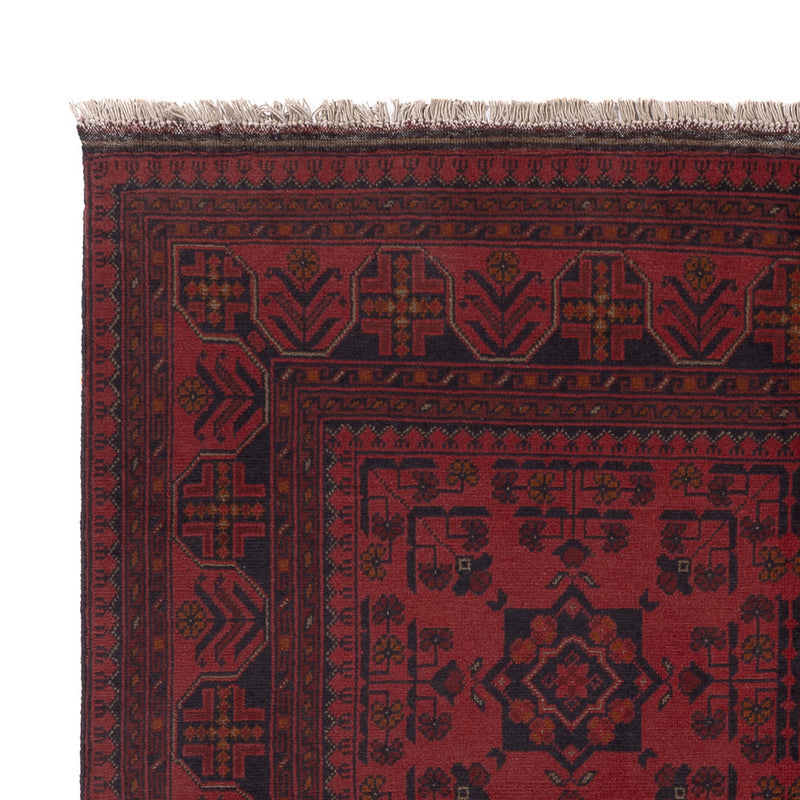 Afghaans tapijt - Kunduz - 200 x 152 cm - rood