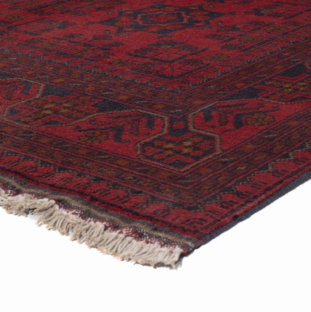 Afghaans tapijt - Kunduz - 200 x 152 cm - rood
