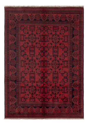 Afghaans tapijt - Kunduz - 202 x 146 cm - rood