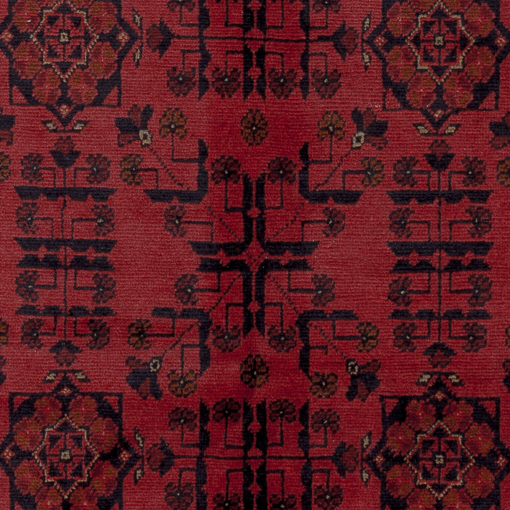 Afghaans tapijt - Kunduz - 202 x 146 cm - rood