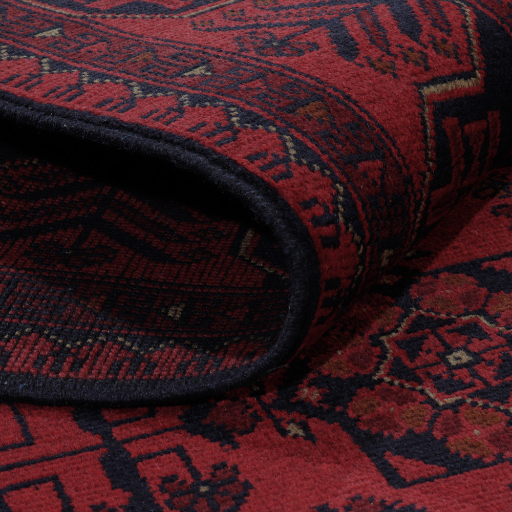 Afghaans tapijt - Kunduz - 202 x 146 cm - rood