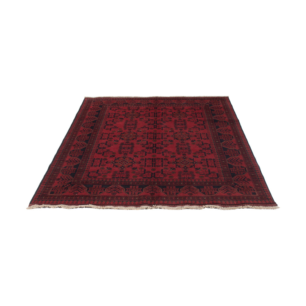 Afghaans tapijt - Kunduz - 202 x 146 cm - rood