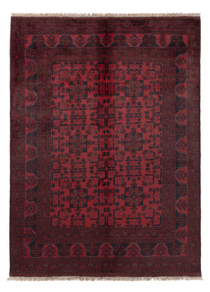 Afghaans tapijt - Kunduz - 203 x 149 cm - rood