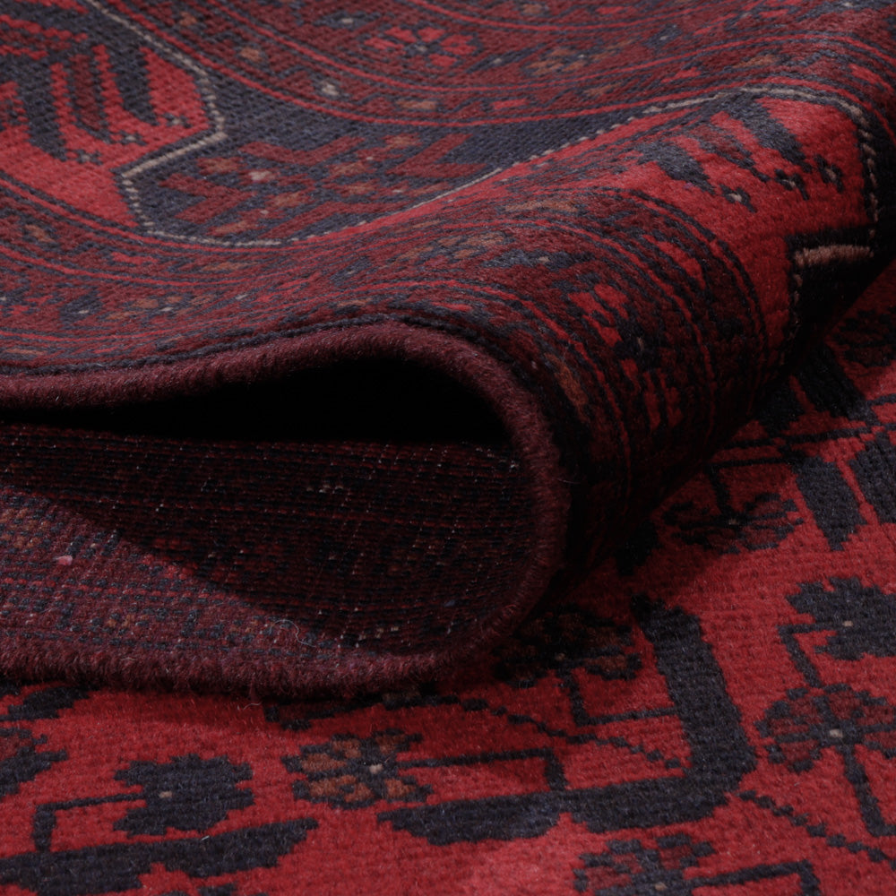 Afghaans tapijt - Kunduz - 203 x 149 cm - rood