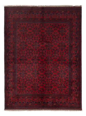 Afghaans tapijt - Kunduz - 200 x 151 cm - rood