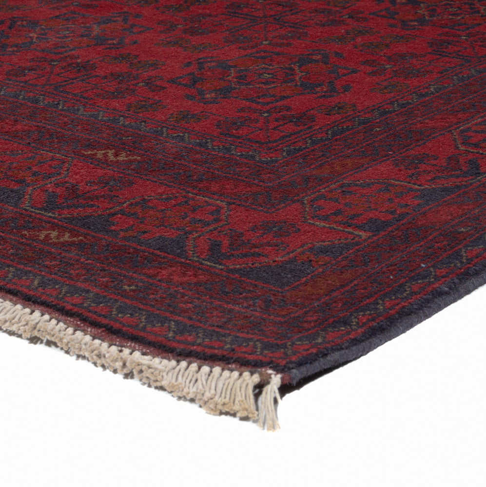 Afghaans tapijt - Kunduz - 200 x 151 cm - rood