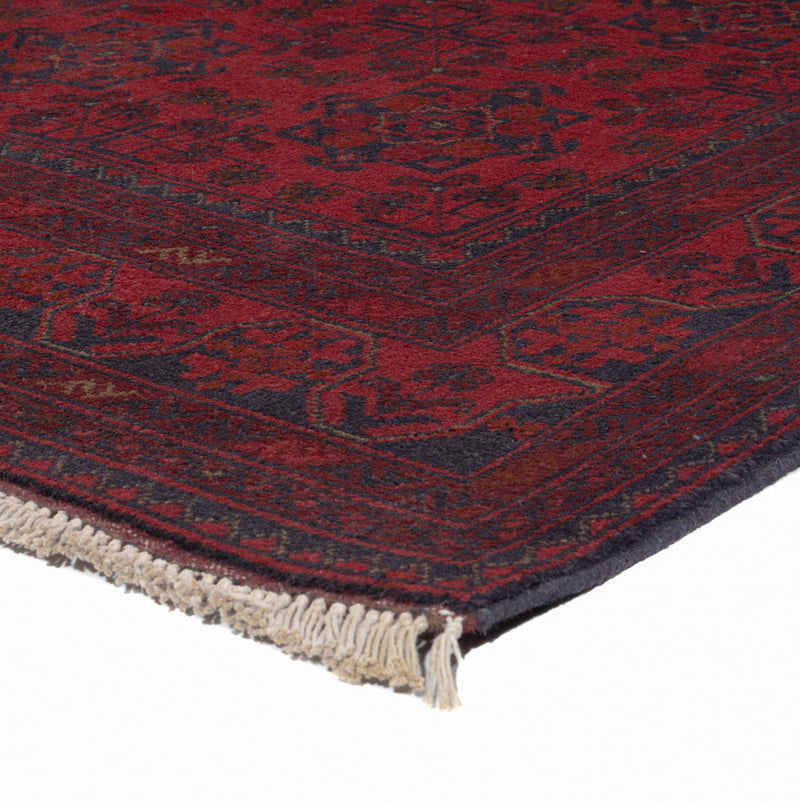 Afghaans tapijt - Kunduz - 200 x 151 cm - rood
