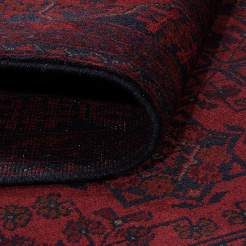 Afghaans tapijt - Kunduz - 200 x 151 cm - rood