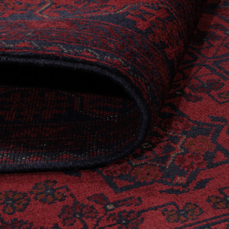 Afghaans tapijt - Kunduz - 200 x 151 cm - rood