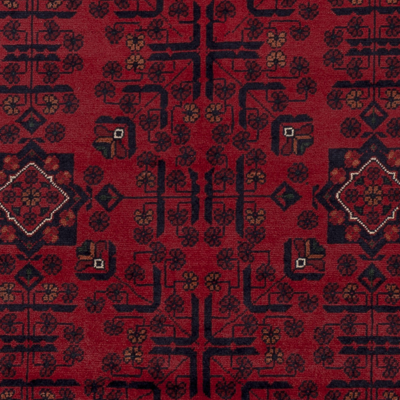 Afghaans tapijt - Kunduz - Koninklijke - 195 x 153 cm - rood
