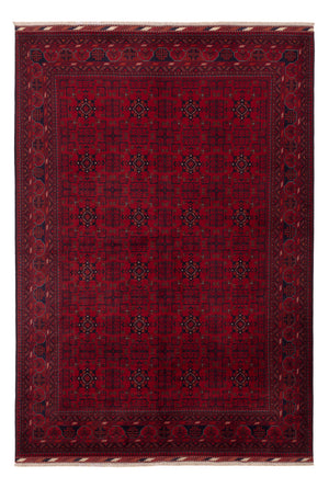 Afghaans tapijt - Koninklijke - 257 x 176 cm - rood