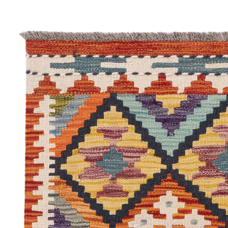 Kelim tapijt - Splash - 129 x 81 cm - veelkleurig