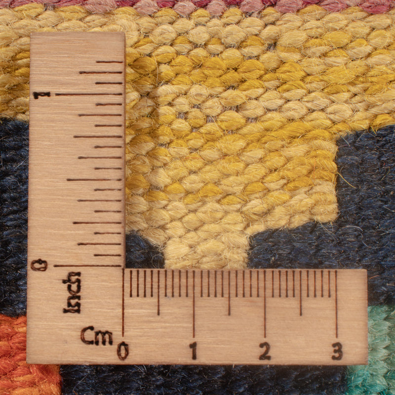 Kelim tapijt - Splash - 129 x 81 cm - veelkleurig