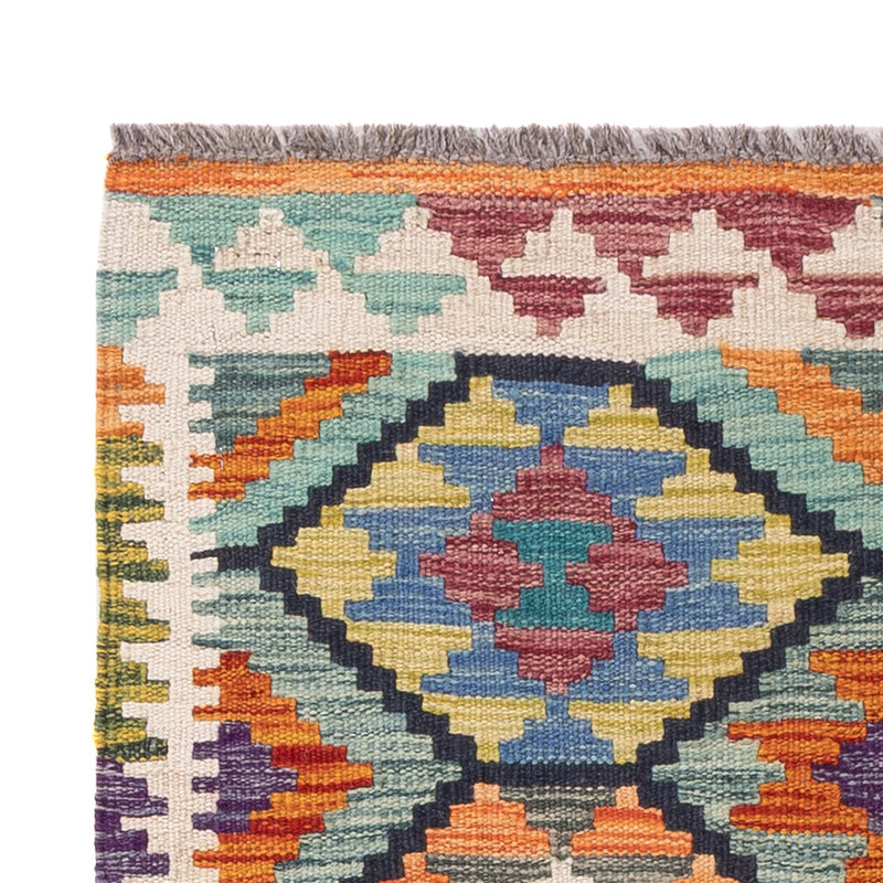 Kelim tapijt - Splash - 124 x 81 cm - veelkleurig