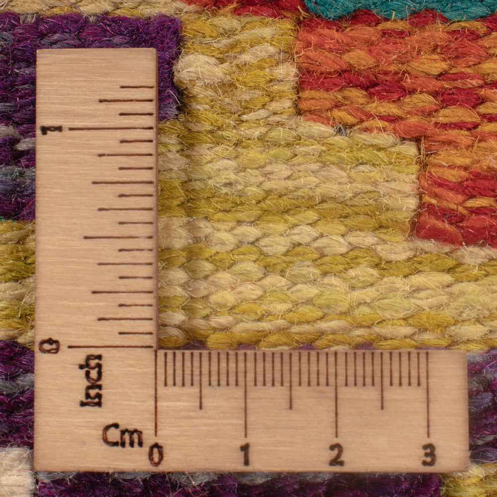 Kelim tapijt - Splash - 119 x 86 cm - veelkleurig