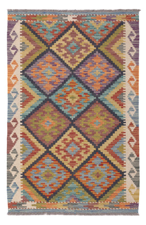 Kelim tapijt - Splash - 121 x 81 cm - veelkleurig