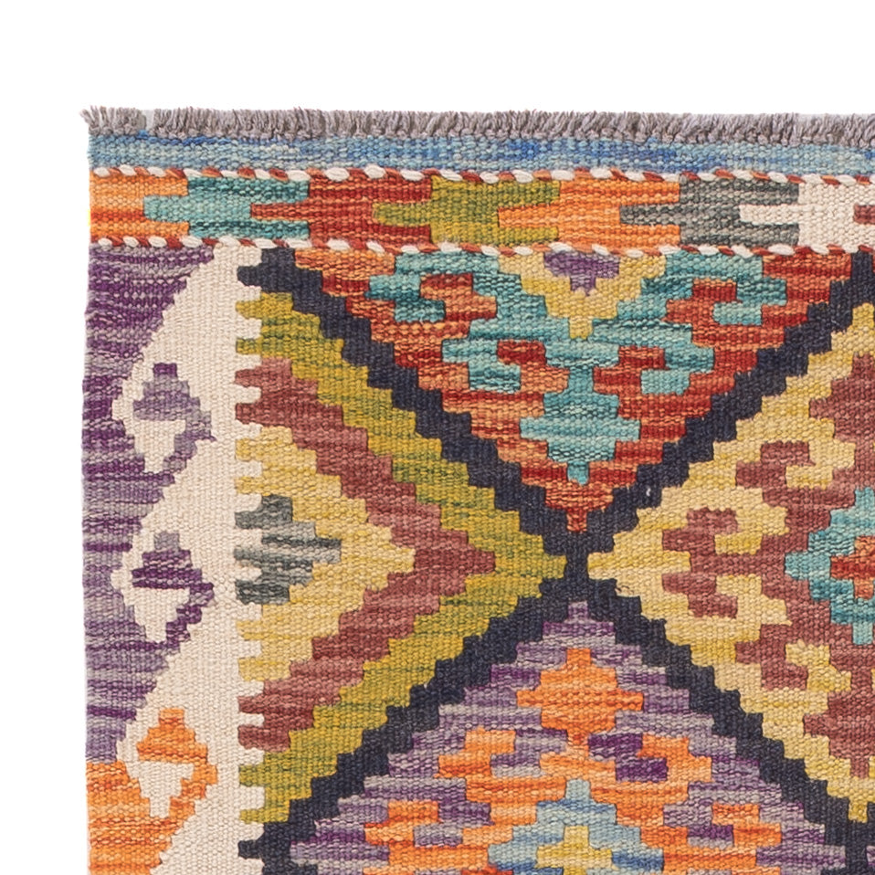 Kilim Maimana Tapijt 121x81cm - Wollen tapijt