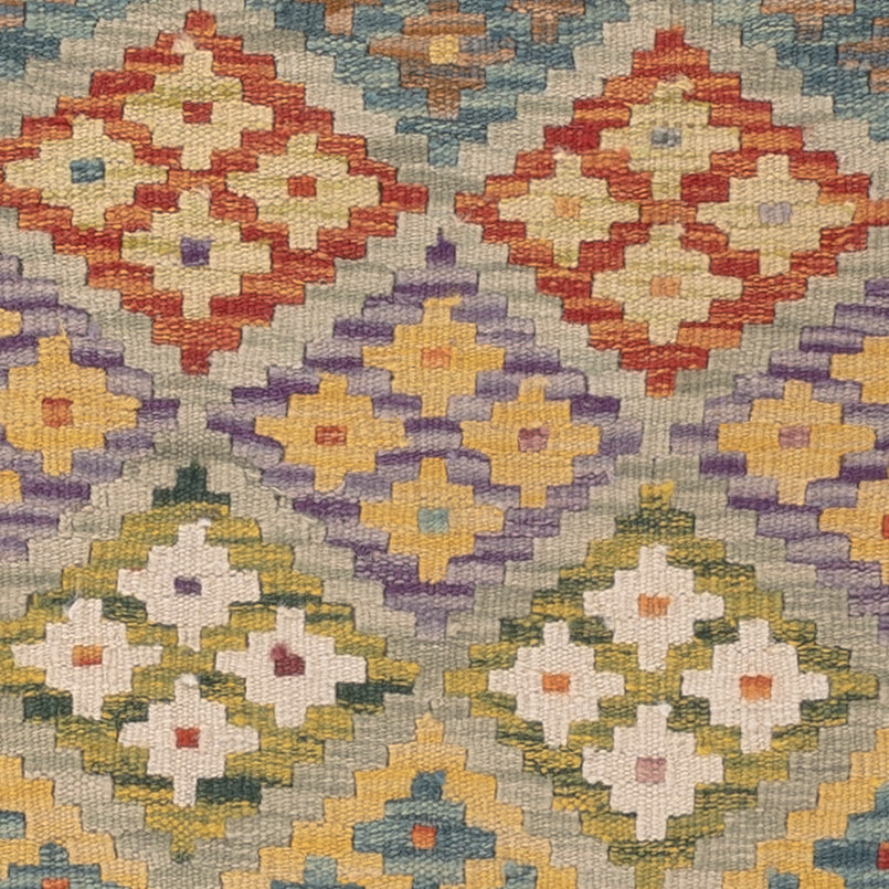 Kelim tapijt - Splash - 120 x 85 cm - veelkleurig